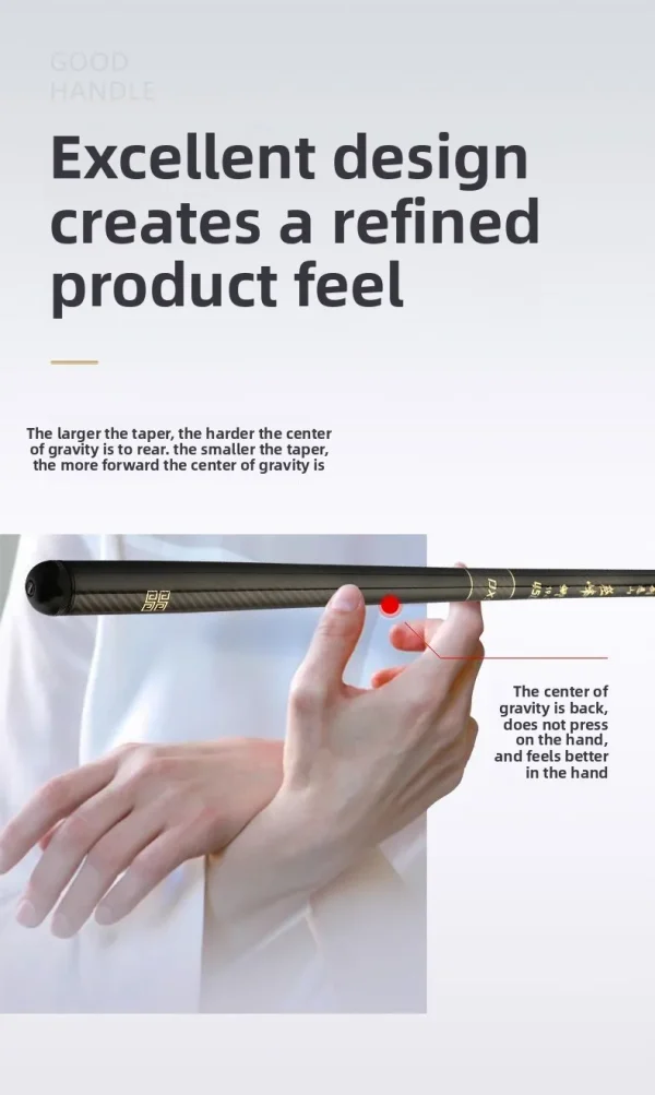‌ultra light thin hardness fishing rod 28/19 tonality carbon fiber hand pole portable stream platform fishing rod carp angli