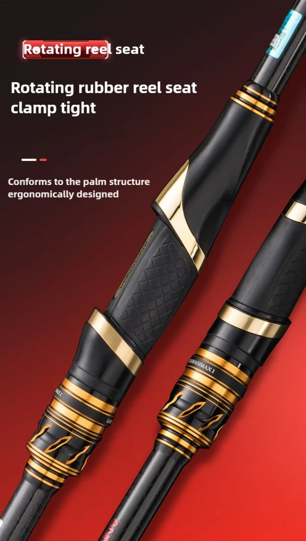 anmanda kawasima x1 rock fishing rod dongli t1100g carbon cloth fuji im titanium alloy guide ring carbon triangle grip 5m