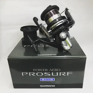 shimano power aero prosurf spinning fishing reel for surf casting 5+1bb long casting feeded surf reel 19kg 3.5:1 extra spool