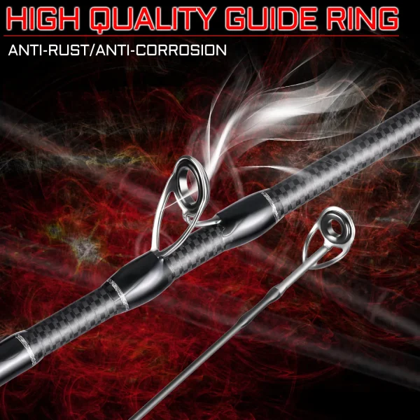 sougayilang spinning/casting fishing rod power m carbon fiber rod pole 5/6 sections travel fishing pole fishing tackle pesca