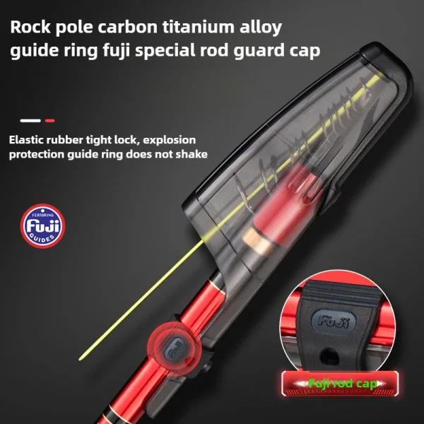 anmanda kawasima x1 rock fishing rod dongli t1100g carbon cloth fuji im titanium alloy guide ring carbon triangle grip 5m