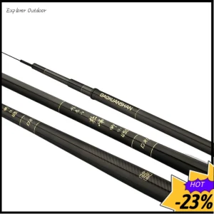 ‌ultra light thin hardness fishing rod 28/19 tonality carbon fiber hand pole portable stream platform fishing rod carp angli