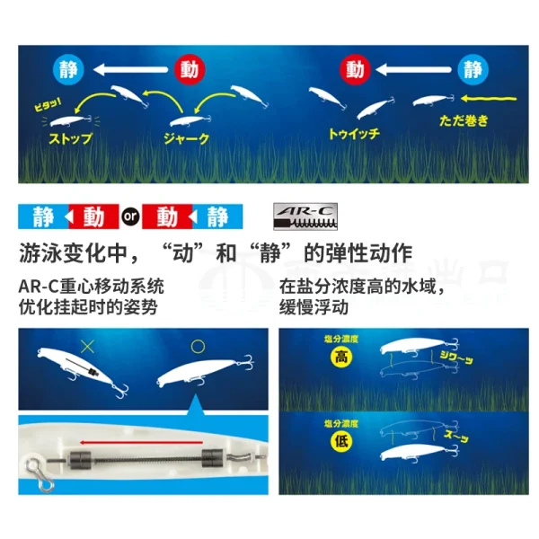 new original shimano bait exsence goliath hi 95f/125f jet boost xl 195q xl 112q lure fishing bait pencil bait