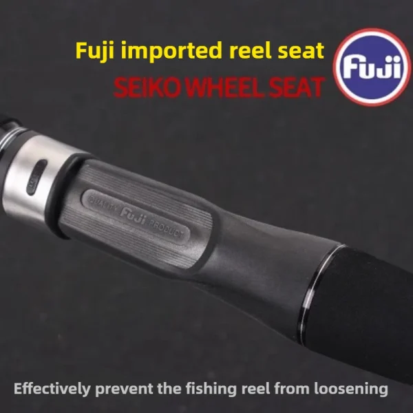 madmouse boat fishing rod 1.9m sea fishing rod carbon light and hard slow jigging fishing rod fuji guide ring fuji reel seat