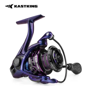 kastking royale legend pro spinning fishing reel lightweight digi cut aluminum gear aerodynamic reel rotor 6.2:1 25lbs max drag
