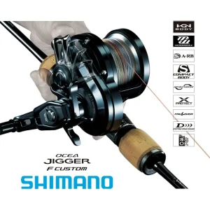 2019 new original shimano saltwater jigging fishing reel ocea jigger f custom 1000hg 1001hg 1500hg 1501hg 2000nrhg 2001nrhg