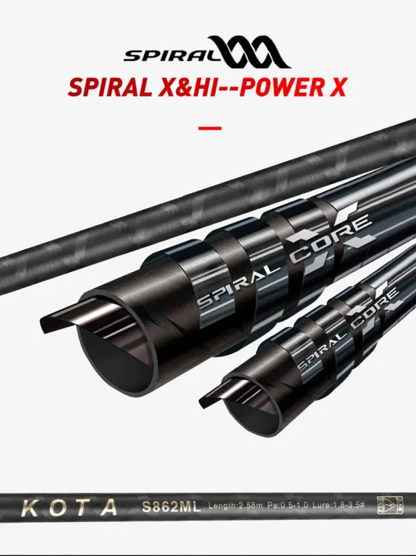 egi rod squid lure rod 2.58m spinning rod 862m 862ml squid egging fishing rod fuji rings 40t carbon rod