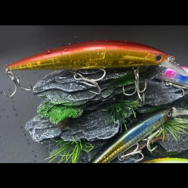 110mm 38g 90mm 31g sinking fishing lure heavy minnow casting trolling fishing seabass trout isca pesca hard bait 9152