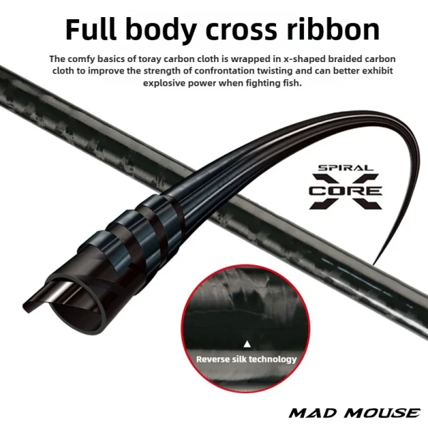 madmouse lure rod 1.9m carbon light and hard slow jigging rod fuji guide ring fuji reel seat fishing rod of sea fishing boat