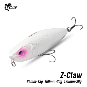 leydun z claw floating pencil fishing lures 86mm 100mm 120mm topwater hard baits surface stickbait good action bass wobblers