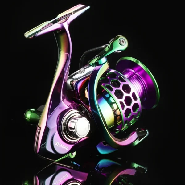 billings sk 1000 6000 series, 5.0:1/4.7:1 gear ratio, 22lb max drag, cnc metal rocker,spinning fishing reel,for freshwater saltw