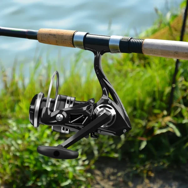 metal spinning reel all purpose fishing spinning reel 5.2:1 gear ratio 8/10/12kg max drag for saltwater and freshwater fishing