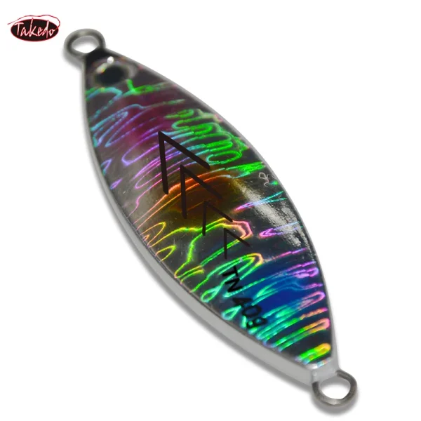 takedo tn03 20g 30g 40g saltwater lead vertical metal fishing jig artificial bait 3d eyes offshore deep sea fishing jigging lure