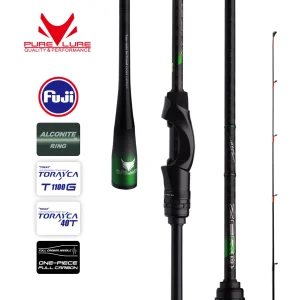 purelure zero small bait light high carbon long throwing rod rock fishing spinning trout rod bfs fishing casting ul stream bass