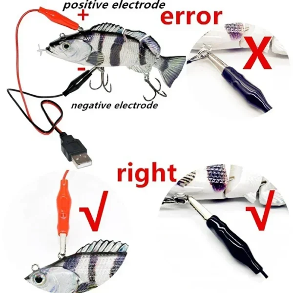 automatic swimming fishing lure electric robotic bait 4 segment wobbler outdoor hard swimbait usb rechargeable pesca 9cm/13cm